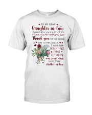 To My Dear Daughter -in-law from Mother-in-law Classic T-Shirt thumbnail