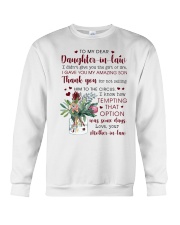 To My Dear Daughter -in-law from Mother-in-law Crewneck Sweatshirt thumbnail