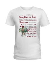 To My Dear Daughter -in-law from Mother-in-law Ladies T-Shirt thumbnail