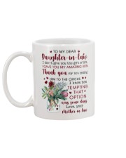 To My Dear Daughter -in-law from Mother-in-law Mug back