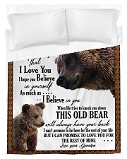 To My Grandson from Grandpa -03 Duvet Cover - Twin thumbnail