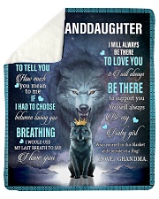 To My Granddaughter FROM GRANDMA Sherpa Fleece Blanket - 50" x 60" thumbnail