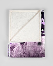 To My Daughter from Dad - Bear Small Fleece Blanket - 30" x 40" aos-coral-fleece-blanket-30x40-lifestyle-front-17