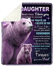 To My Daughter from Dad - Bear Sherpa Fleece Blanket - 50" x 60" thumbnail