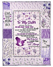 To My Sister from Brother Small Fleece Blanket - 30" x 40" front