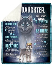 To My Daughter from Mum - AU-CA - EN Sherpa Fleece Blanket - 50" x 60" thumbnail