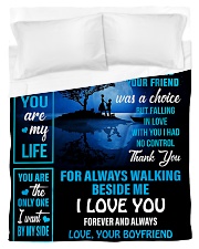 To My Girlfriend - You Are My Life 02 Duvet Cover - Twin thumbnail