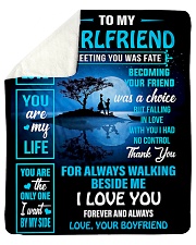 To My Girlfriend - You Are My Life 02 Sherpa Fleece Blanket - 50" x 60" thumbnail