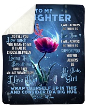 To My Daughter From Mom - Dragonfly Sherpa Fleece Blanket - 50" x 60" thumbnail
