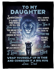 To My Daughter From DAD - Lion- 01-01 Fleece Blanket tile