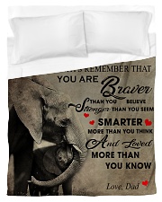 To My Son From DAD - Elephant- 05 Duvet Cover - Twin thumbnail
