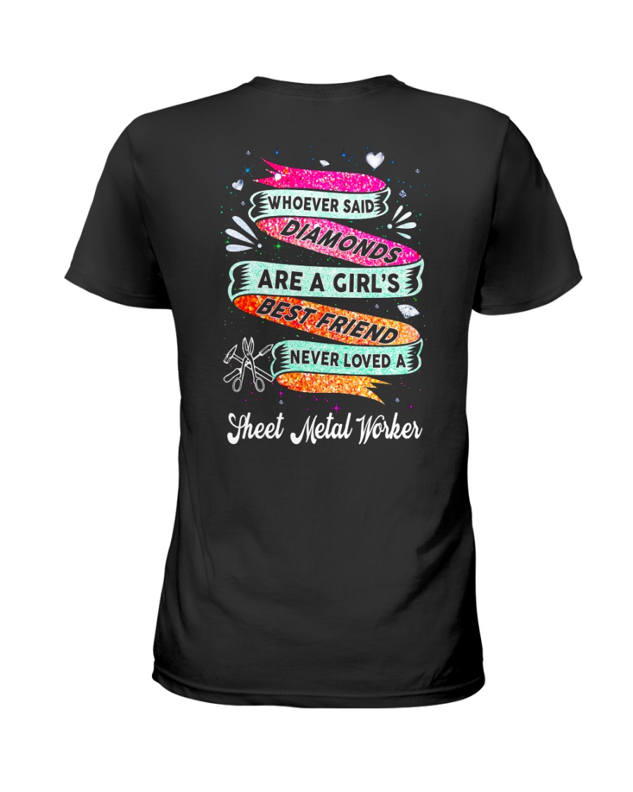 Sheet Metal Worker's Wife Ladies T-Shirt