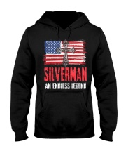 S-I-L-V-E-R-M-A-N Awesome Hooded Sweatshirt front