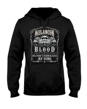 M-E-L-A-N-C-O-N Awesome Hooded Sweatshirt front