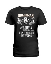 H-O-L-L-E-M-A-N Awesome Ladies T-Shirt thumbnail