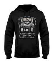 H-O-L-L-E-M-A-N Awesome Hooded Sweatshirt front