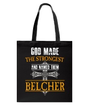 B-E-L-C-H-E-R Awesome Tote Bag thumbnail