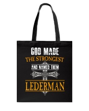 L-E-D-E-R-M-A-N Awesome Tote Bag thumbnail