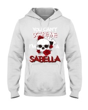 S-A-B-E-L-L-A Hooded Sweatshirt front