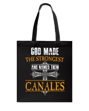 C-A-N-A-L-E-S Awesome Tote Bag thumbnail