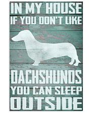 Dachshund dog funny 11x17 Poster front