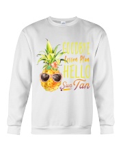 Goodbye Lesson Plan Hello Sun Tan shirt Crewneck Sweatshirt tile