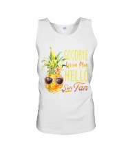Goodbye Lesson Plan Hello Sun Tan shirt Unisex Tank tile