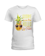 Goodbye Lesson Plan Hello Sun Tan shirt Ladies T-Shirt tile