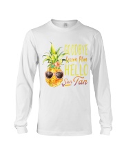 Goodbye Lesson Plan Hello Sun Tan shirt Long Sleeve Tee tile
