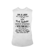 I'm a lady but when I'm mad I'm an evil sadistic Sleeveless Tee tile