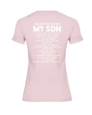 Rules for dating my son Premium Fit Ladies Tee tile