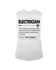 Electrician an individual who does precision guess Sleeveless Tee tile