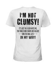 I'm not clumsy it's just the floor hates me Ladies T-Shirt tile