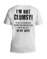 I'm not clumsy it's just the floor hates me V-Neck T-Shirt tile