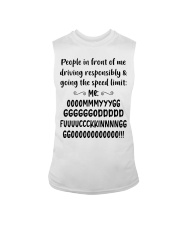 People in front of me driving responsibly and Sleeveless Tee tile