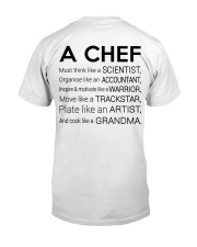 A chef must think like a scientist Premium Fit Mens Tee tile
