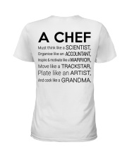 A chef must think like a scientist Ladies T-Shirt tile