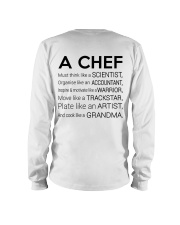 A chef must think like a scientist Long Sleeve Tee tile