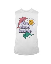 Dolphin I'm dead inside Sleeveless Tee tile