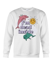 Dolphin I'm dead inside Crewneck Sweatshirt tile