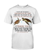 Turtle to my dear daughter in law Premium Fit Mens Tee tile