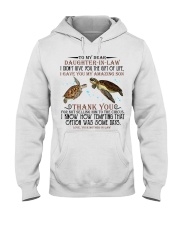 Turtle to my dear daughter in law Hooded Sweatshirt tile