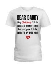 Dear Daddy This Christmas Ladies T-Shirt tile
