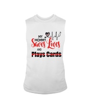 My Mommy Saves Lives And Plays Cards Sleeveless Tee tile