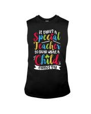 It takes a special teacher to hear what a child Sleeveless Tee tile