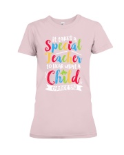 It takes a special teacher to hear what a child Premium Fit Ladies Tee tile