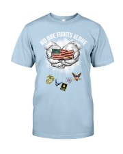 No one fights alone American flag Classic T-Shirt tile