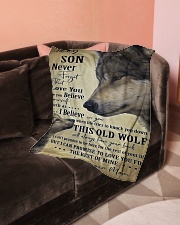 Hothot 071219-1 Small Fleece Blanket - 30" x 40" aos-coral-fleece-blanket-30x40-lifestyle-front-05