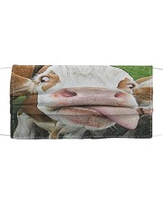 Cow sticking out tongue 3D face mask Cloth face mask front