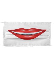 Smile mouth face mask Cloth face mask front